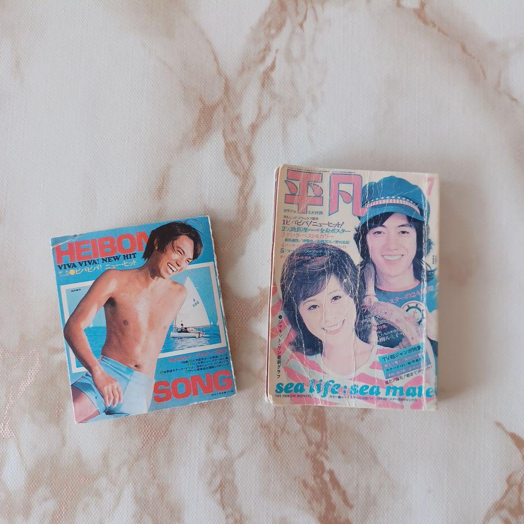 ミニチュア 昭和レトロ 1972年平凡の本