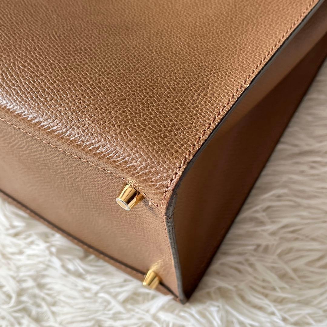 未使用級✨SOMES SADDLE ソメスサドル　ハンドバッグ　ブラウン　レザー