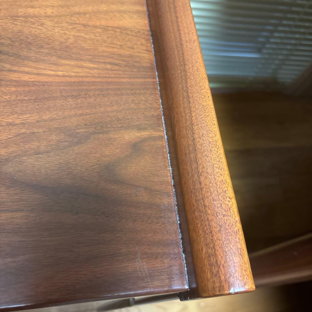 オープンキャビネット ダークブラウン　木製