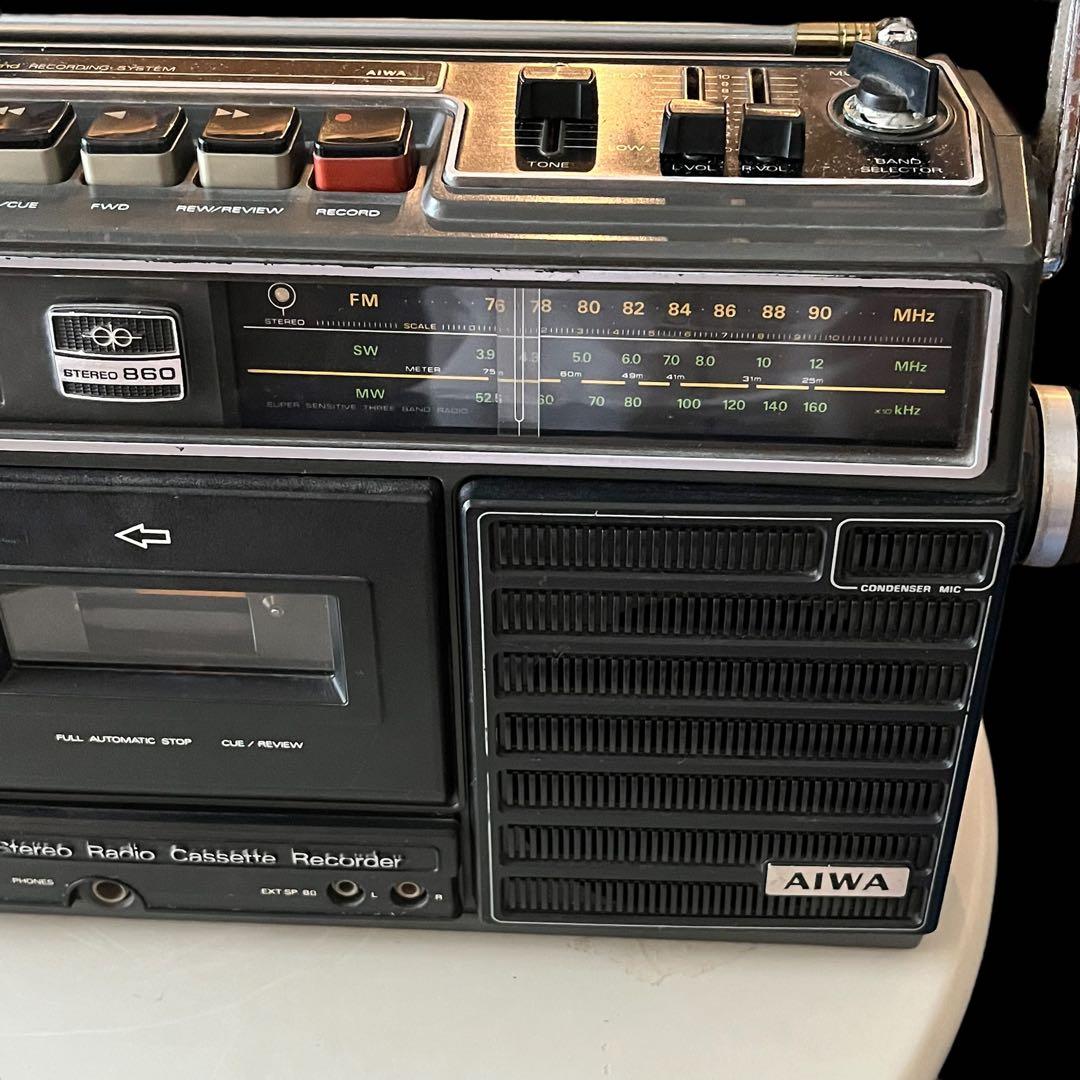 【動作品】　アイワ　AIWA TPR-860 昭和レトロ　ラジカセ　アンティーク