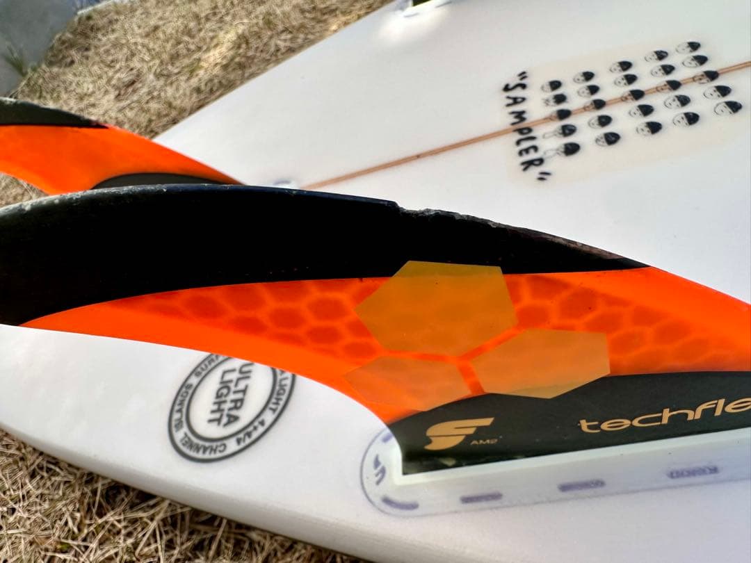 最終値下げ！極美品 アルメリック サンプラー 6'2 37.8L フィン付