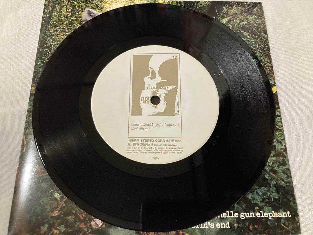 ミッシェルガンエレファント 世界の終わり　7インチ 超名曲‼️ チバユウスケ
