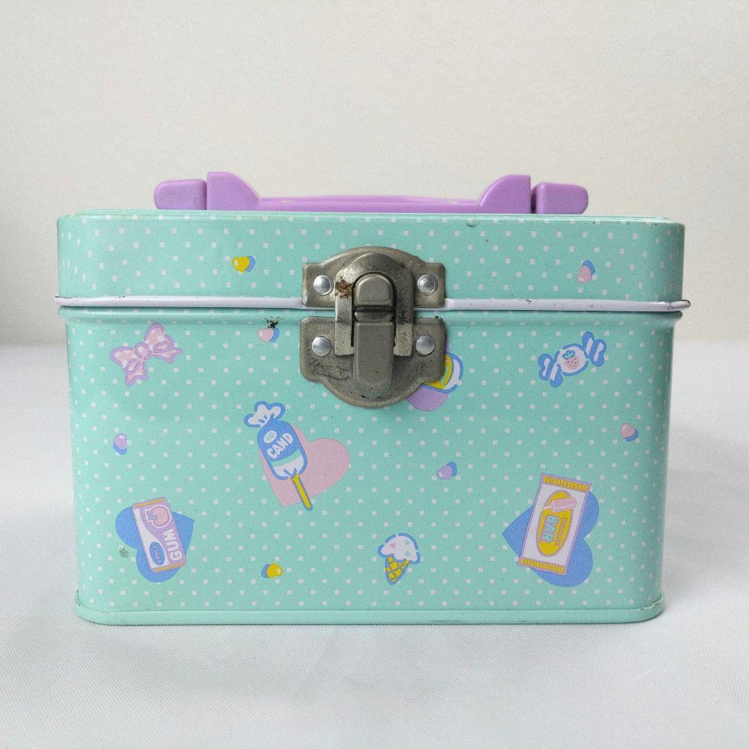 サンマール 持ち手付き 缶 ケース 昭和レトロ 日本製 1990年