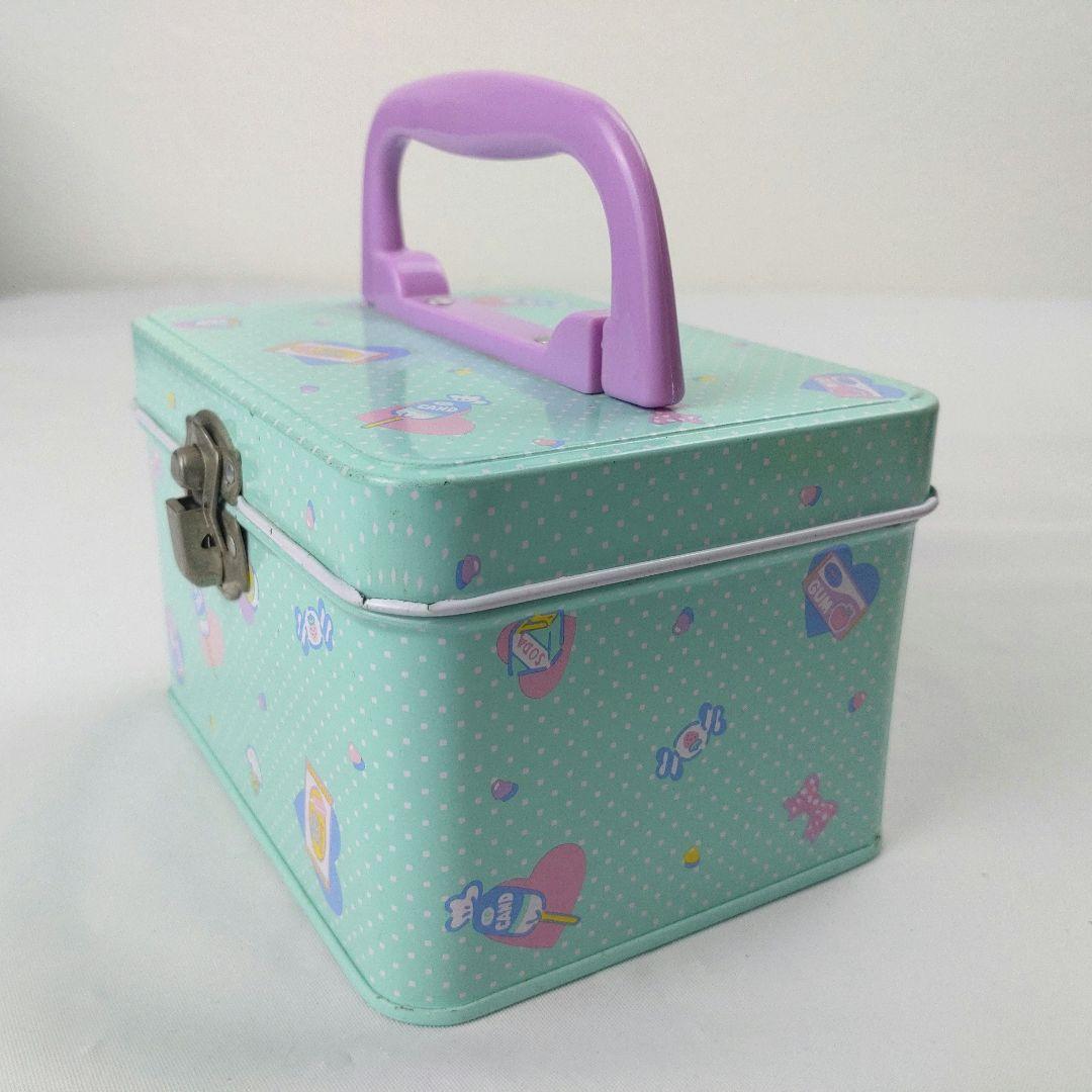 サンマール 持ち手付き 缶 ケース 昭和レトロ 日本製 1990年