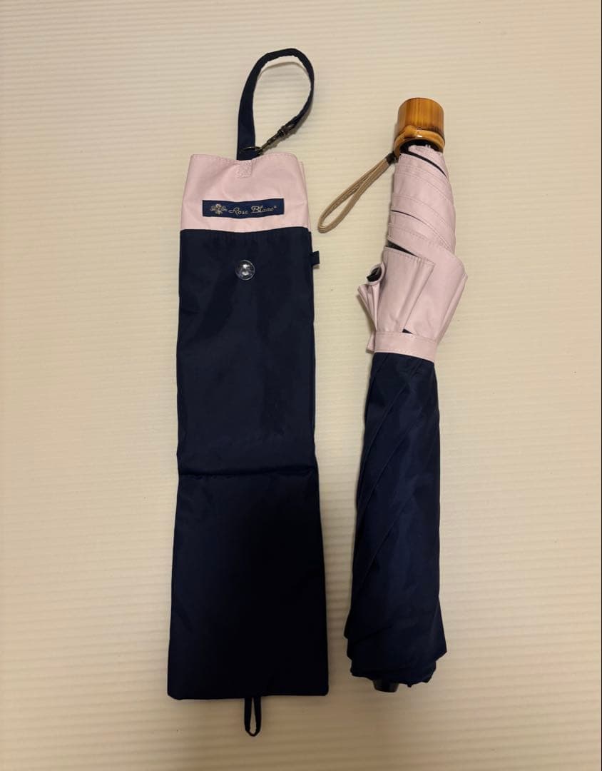 完全遮光折日傘 芦屋ロサブラン USED美品 2段折
