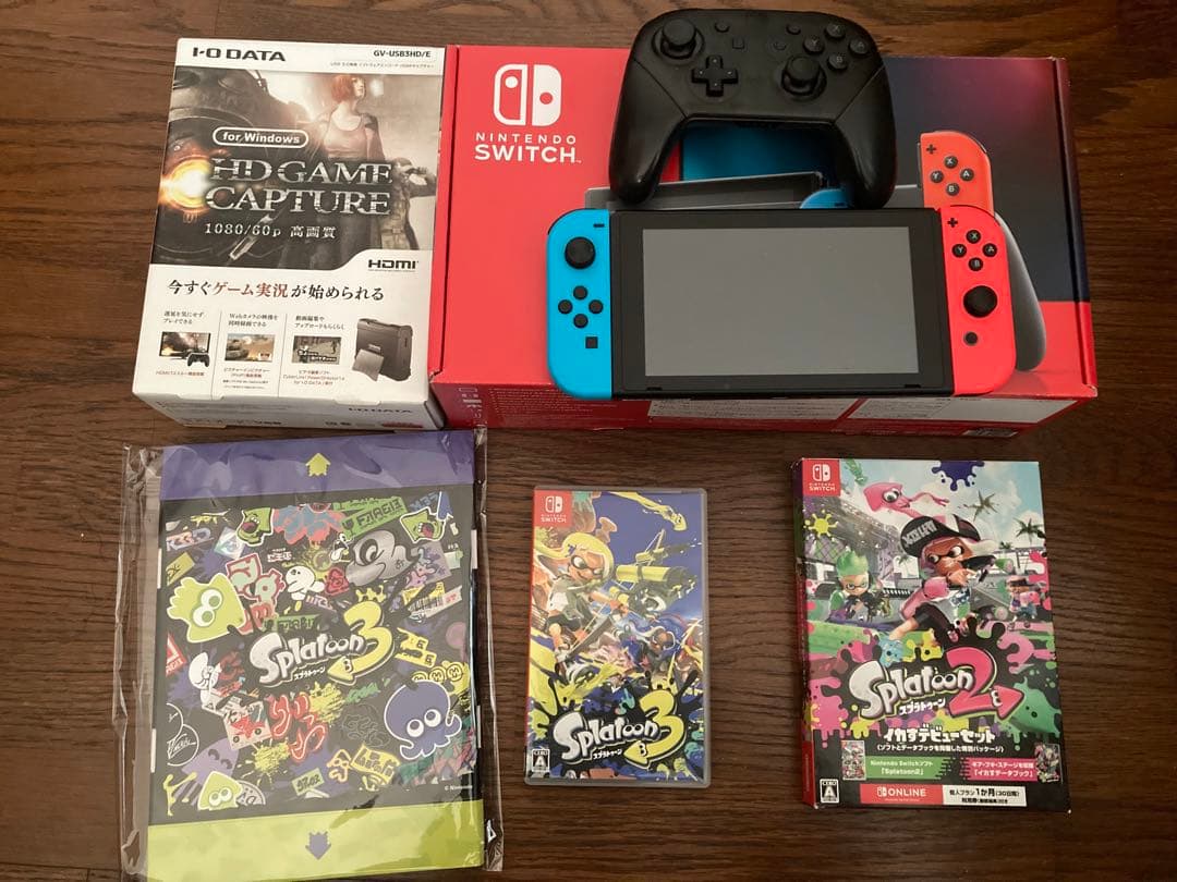 Nintendo switch スプラトゥーン プロコン キャプチャボード