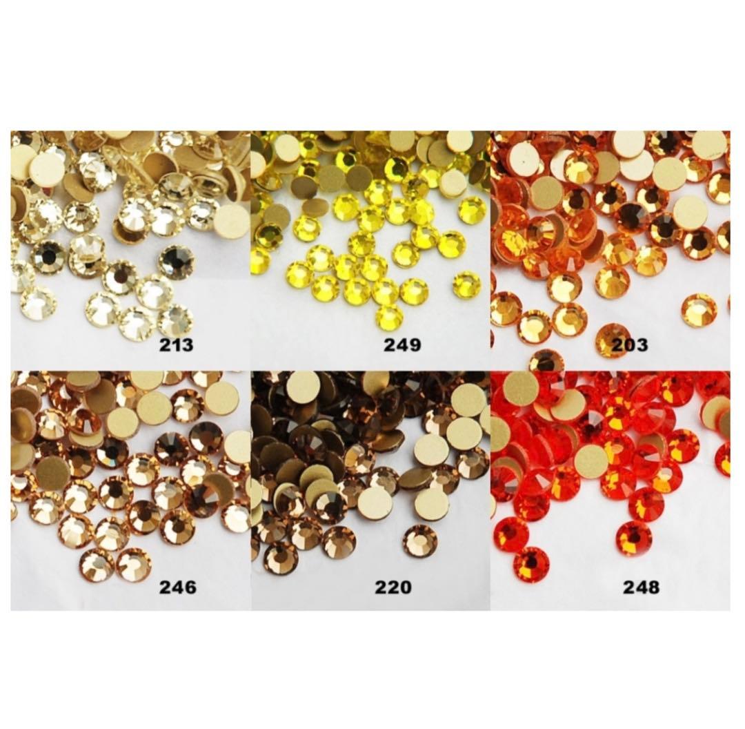 ❗️ライト トパーズ、高品質クリスタルガラスストーン、ss10，10グロスパック