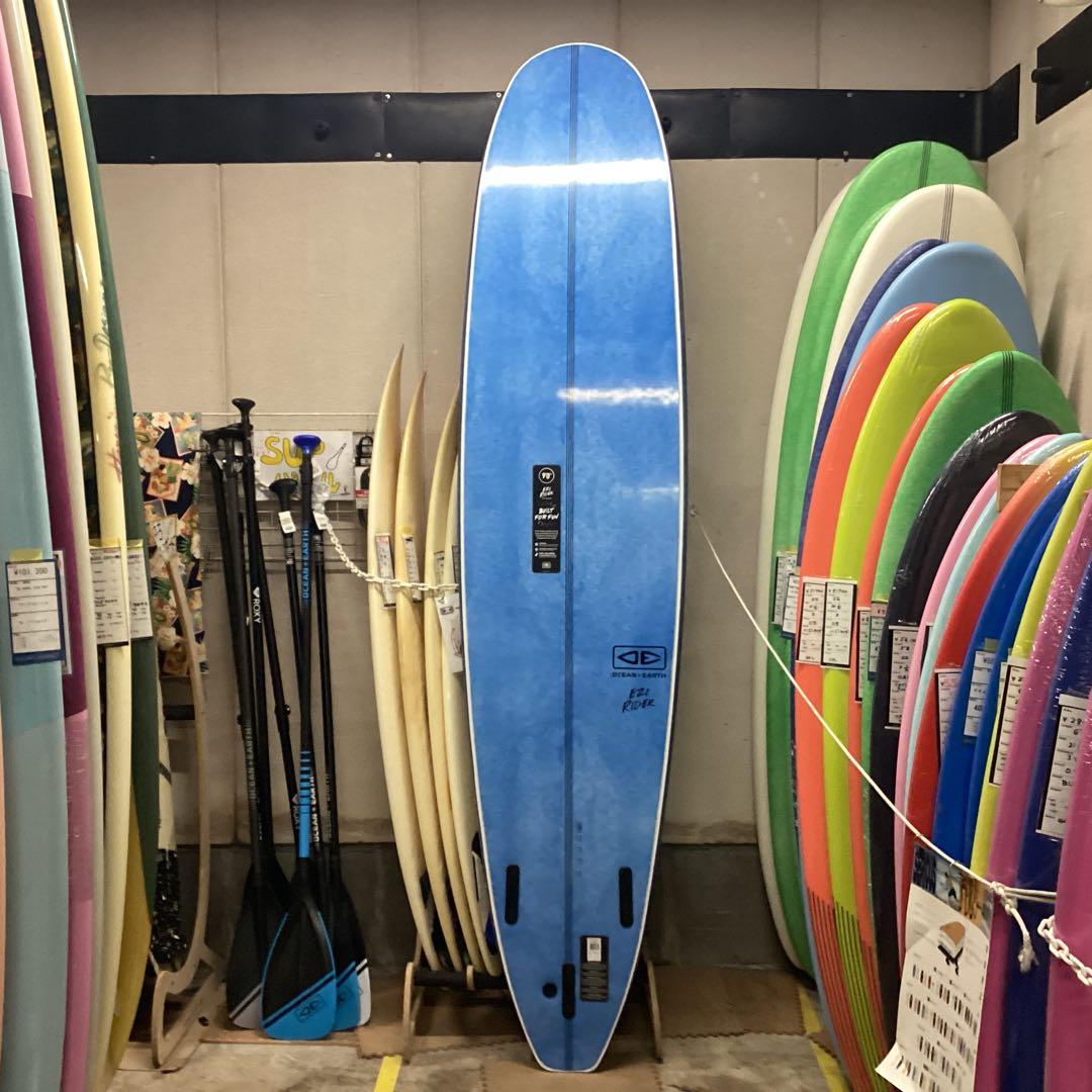 誰でも乗れる新品格安オーシャンアースイージーライダーソフトボードネイビー9'0！