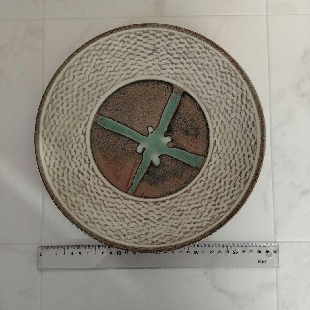 島岡達三　象嵌皿　人間国宝　大皿