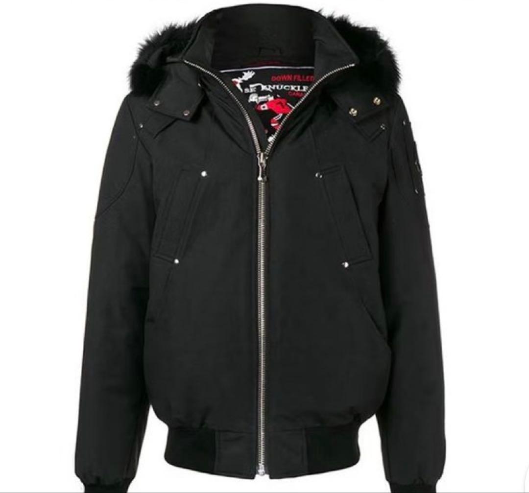 Moose Knuckles ブラックダウンジャケット