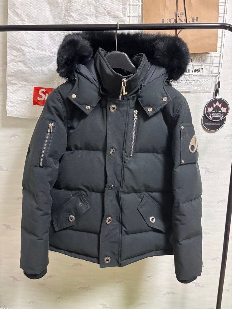 MOOSE KNUCKLES ダウンジャケット ブラック（訳あり）