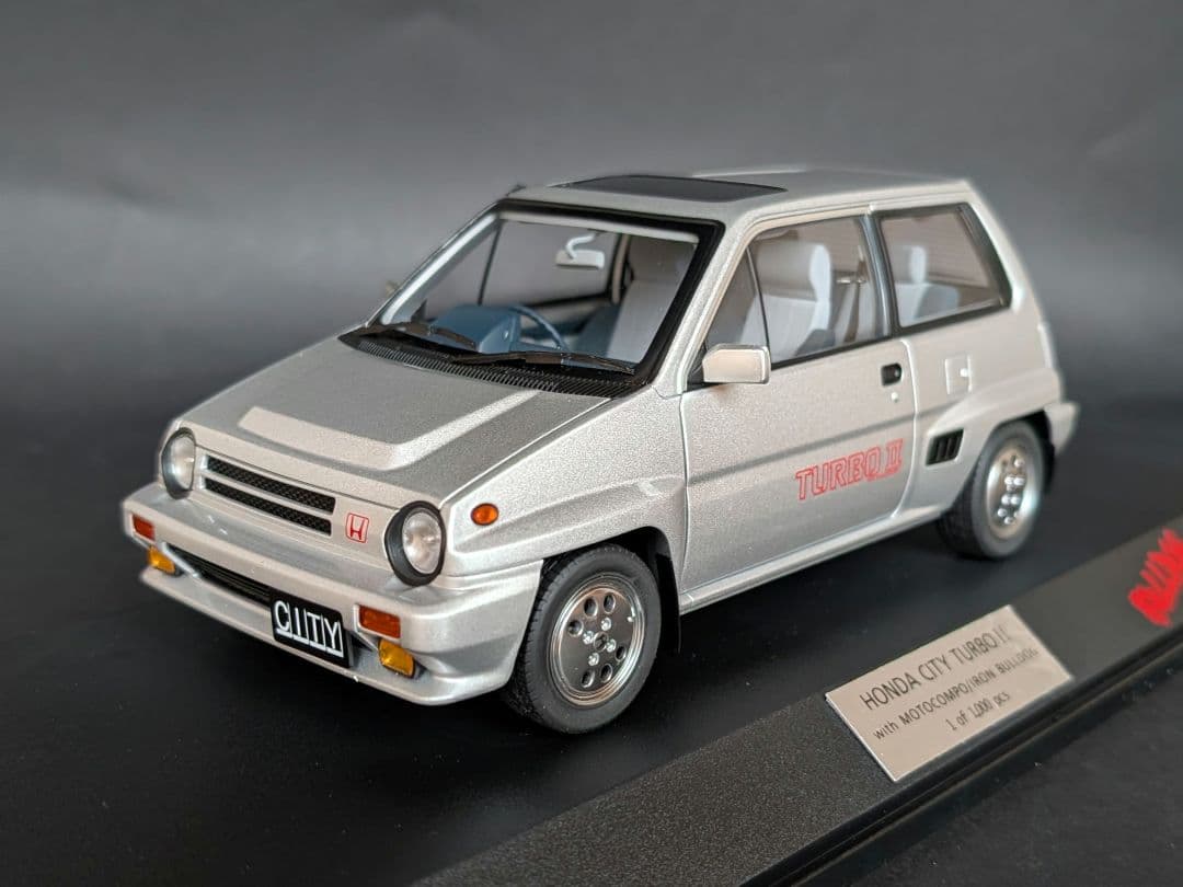 【クマちゃんの夢】オートアート 1/18 ホンダシティ ターボⅡ