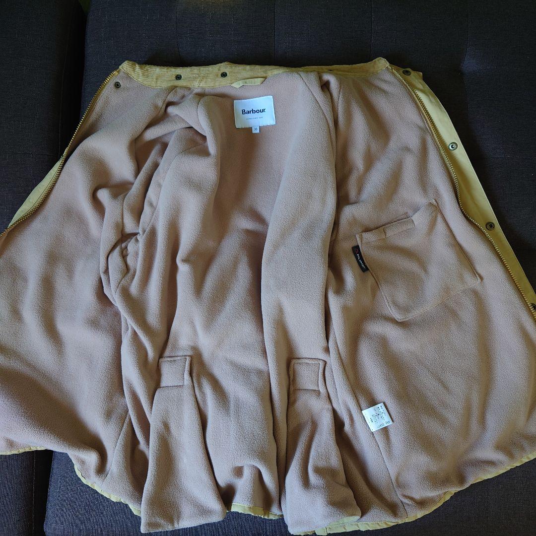Barbour×DOORS FLEECELINED BEDALE OG ベージュ