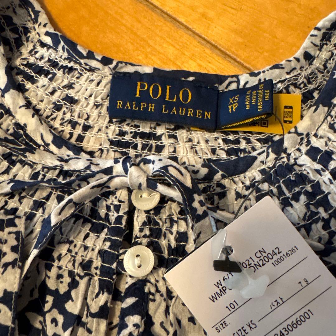 ポロラルフローレン　ボタニカルブラウス　チュニック　新品未使用タグ付き