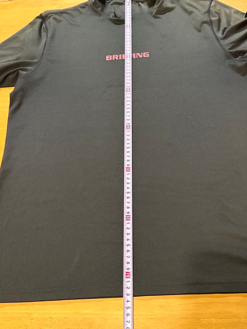 ブリーフィングBRIEFING☆ツアー定番ハイネックTシャツ☆黒☆L☆