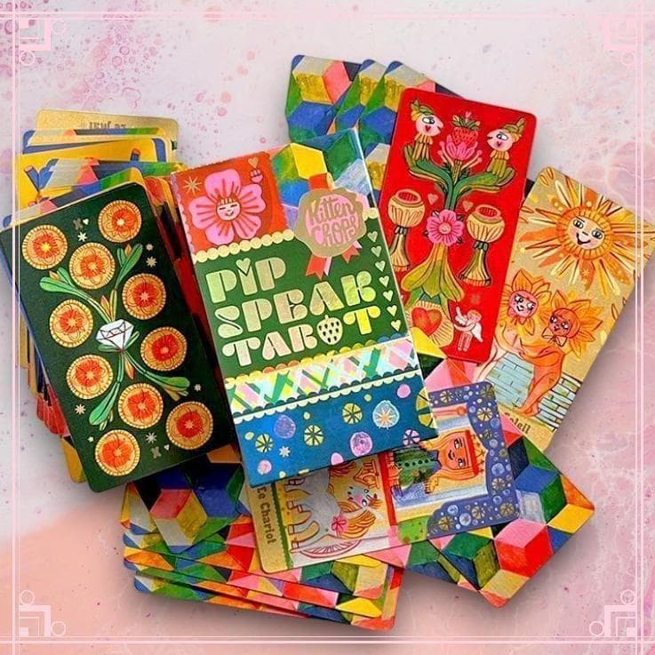 ★正規品タロットカード★きらきらした明るく可愛いデッキ✨ピップスピークタロット