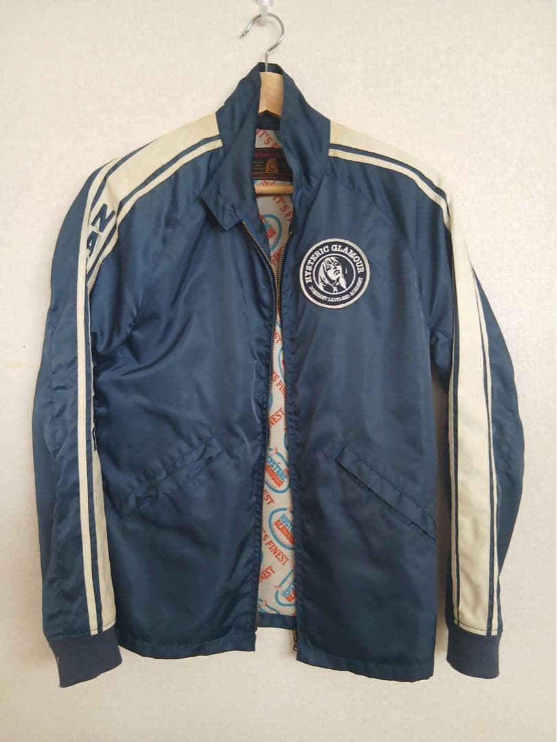 Hysteric Glamour ネイビーナイロンジャケット