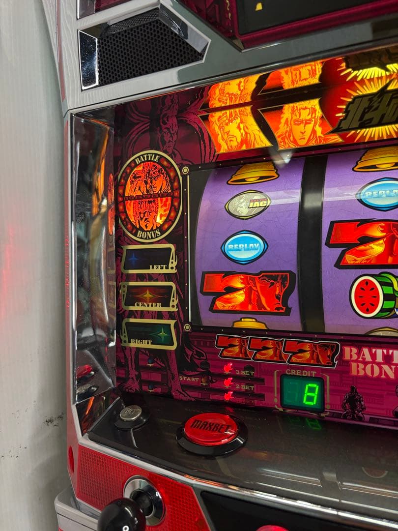 北斗の拳 ユリア ウエイトカットROM リールランプLED 4号機 実機パチスロ