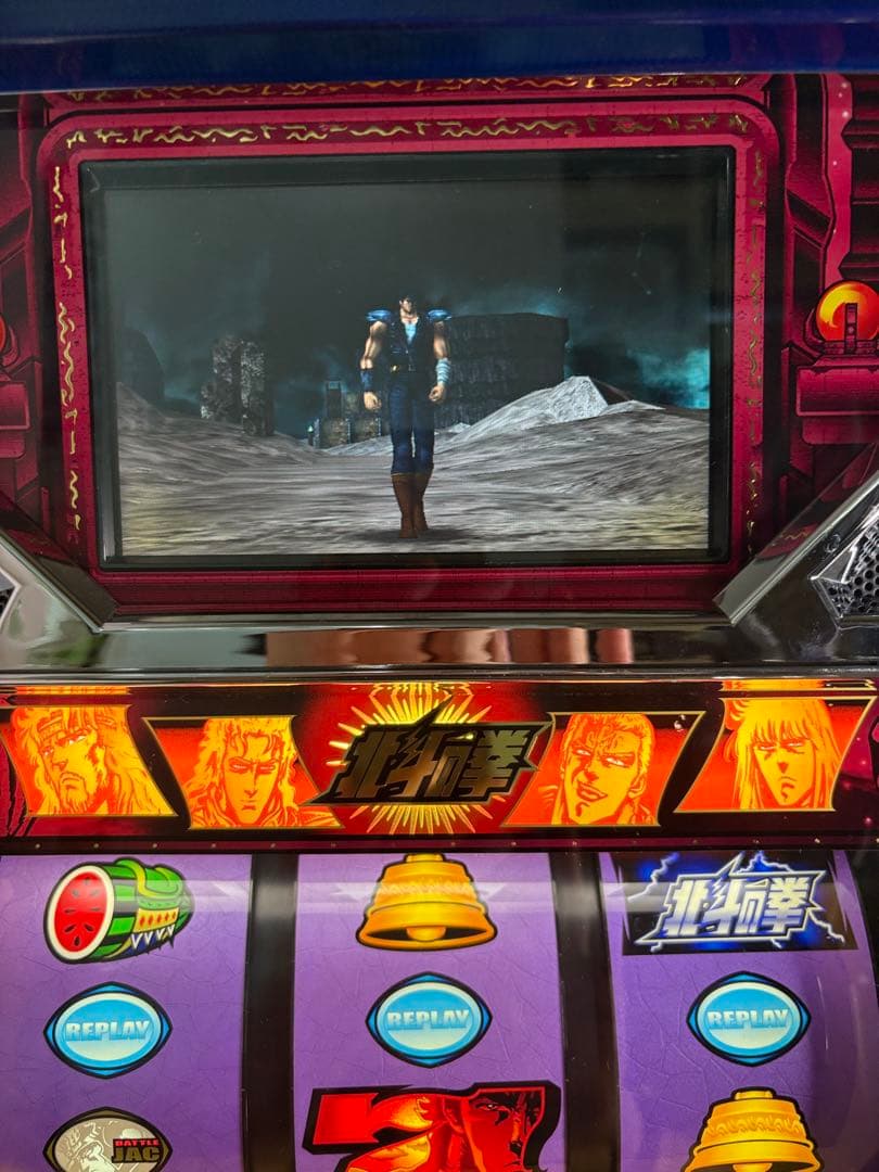 北斗の拳 ユリア ウエイトカットROM リールランプLED 4号機 実機パチスロ