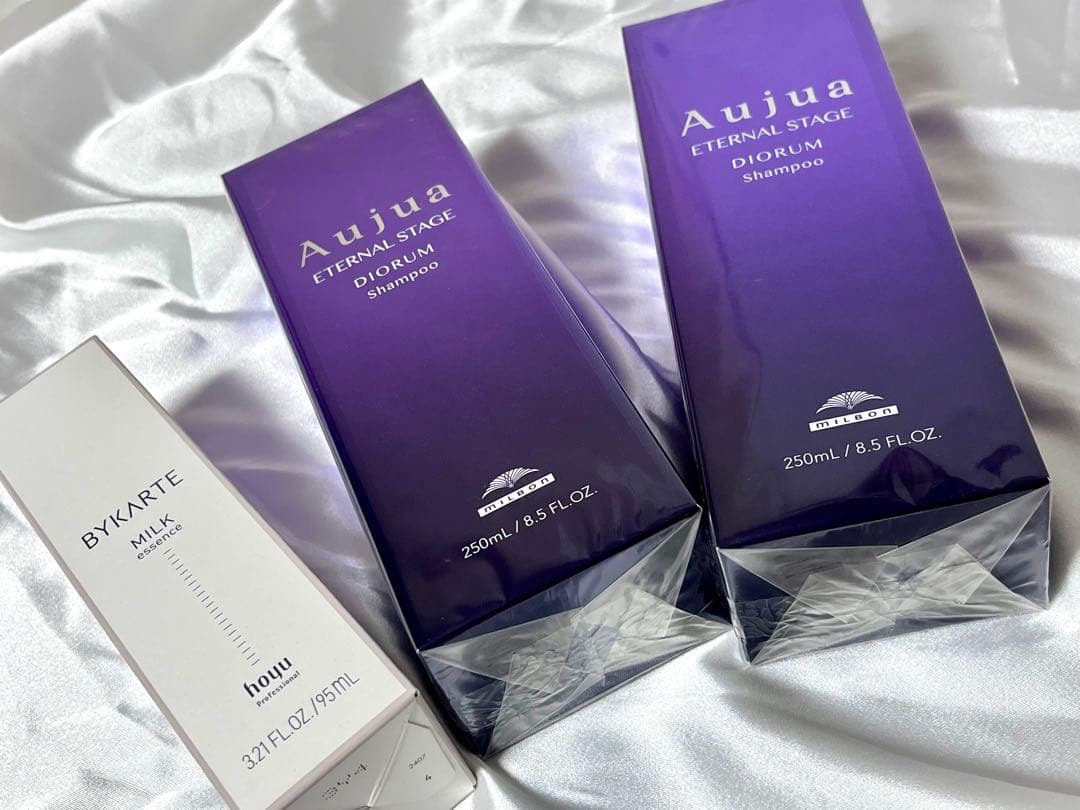 新品未開封 オージュア ディオーラムシャンプー2本　バイカルテ　ヘアミルク　1本