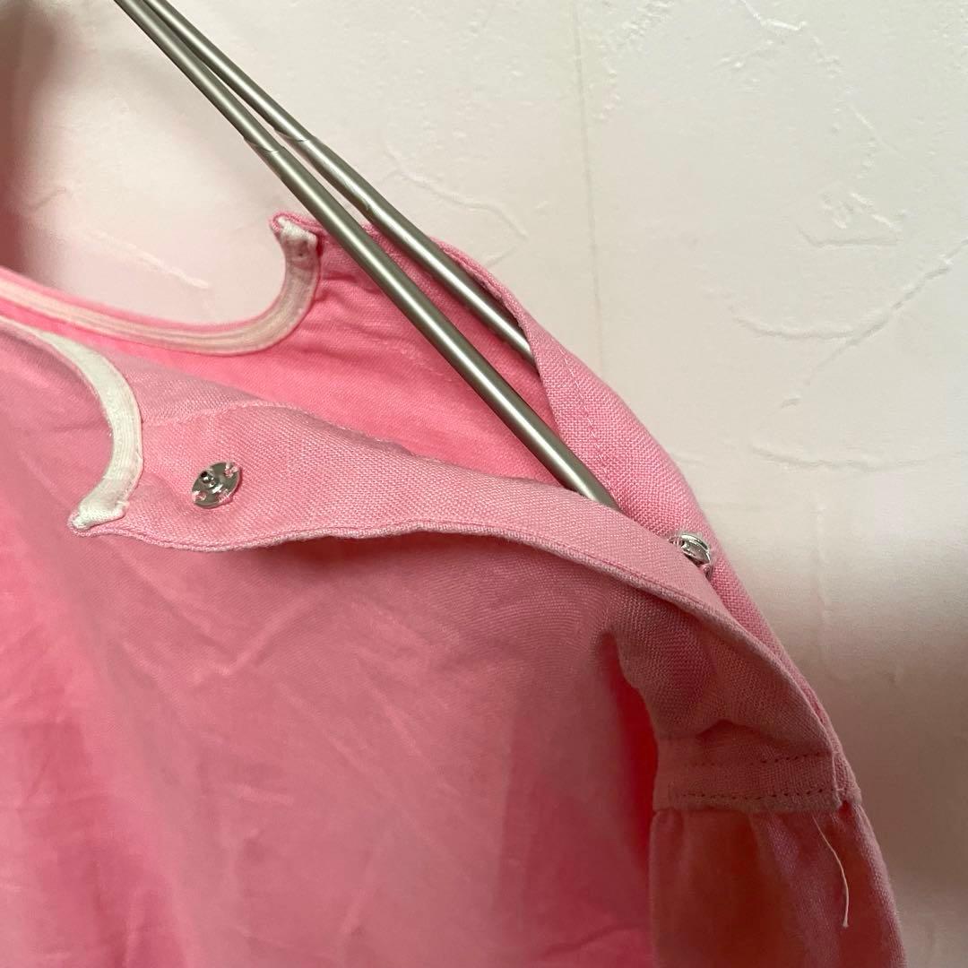 ソルム エイティーシックス ガールズユニフォーム ピンク リネン トップスF