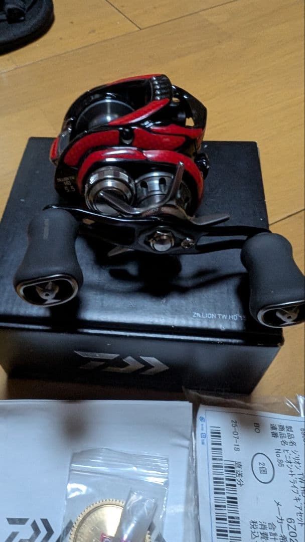 18ジリオンSH ワニーズデカール　3種のギアセット パワー ハンドルノブ