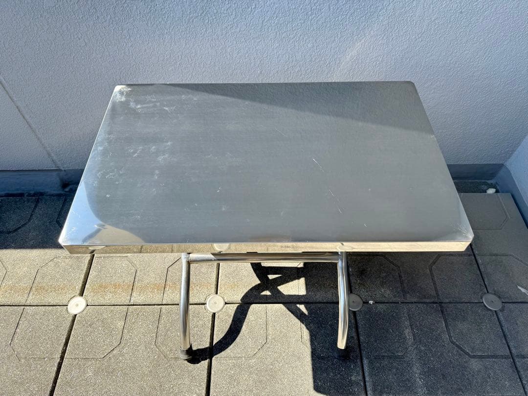 【エミリアン】ベトナム屋台・ステンレス折りたたみテーブル