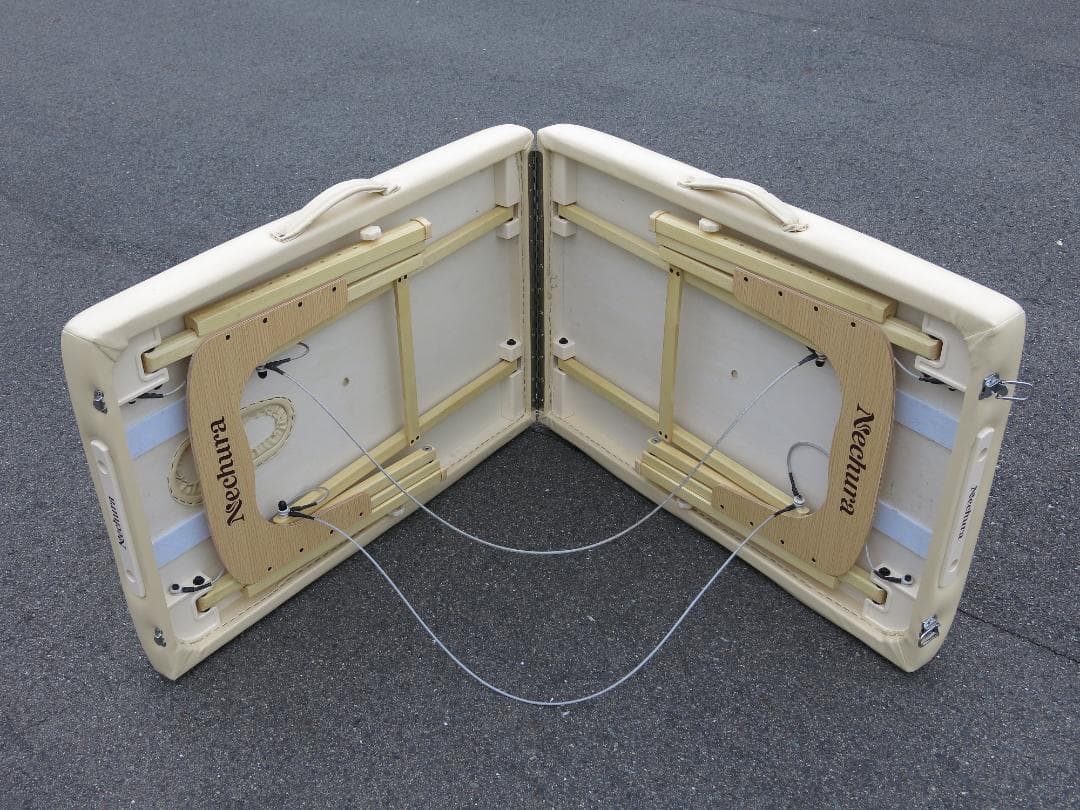 Nechura エステベッド/マッサージベッド/有孔/折りたたみ/サロン