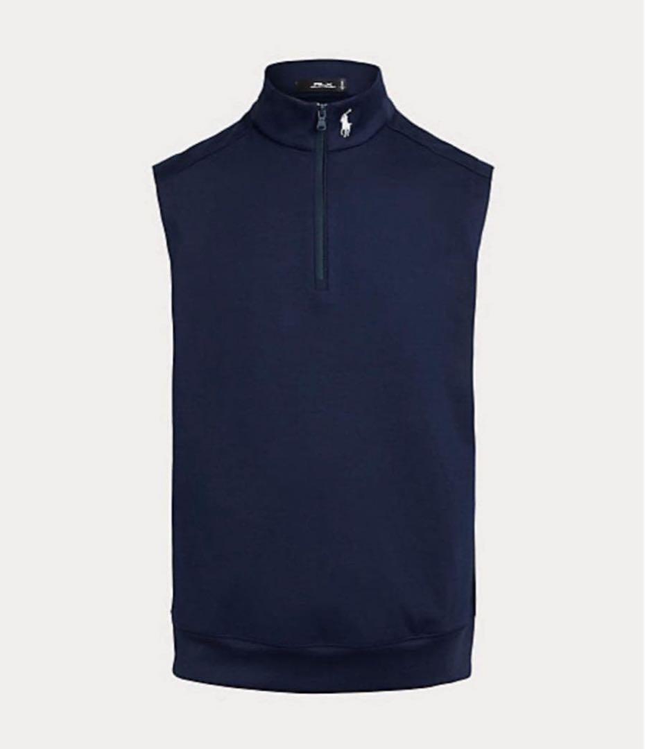 RLX GOLF ストレッチ ジャージー クォータージップ ベスト メンズ