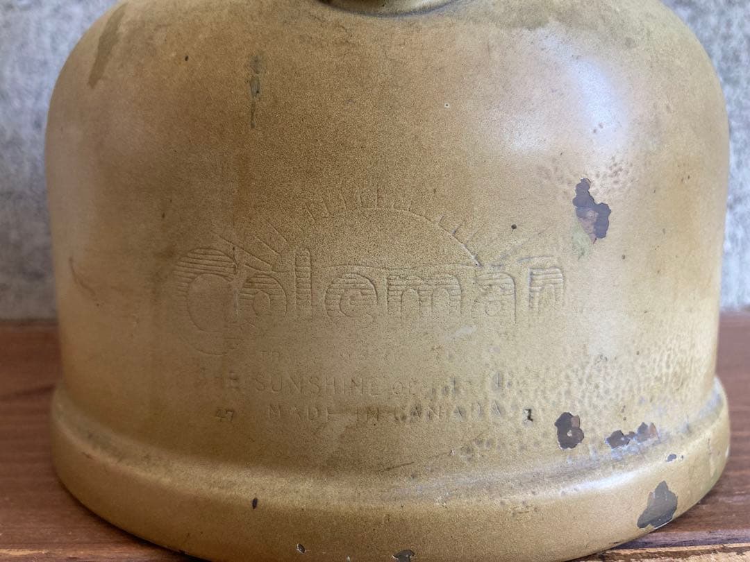 1947年1月製造 コールマン テーブルランプ 修理用