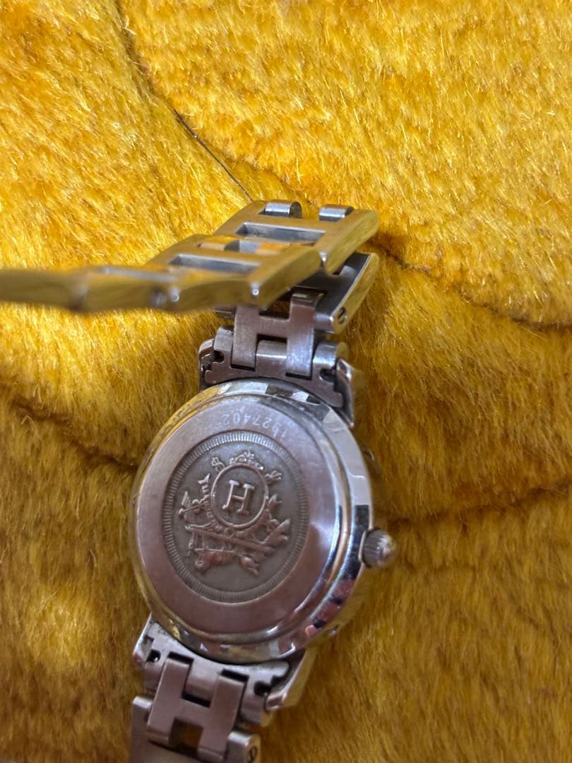 HERMES 時計 シルバー/ゴールド