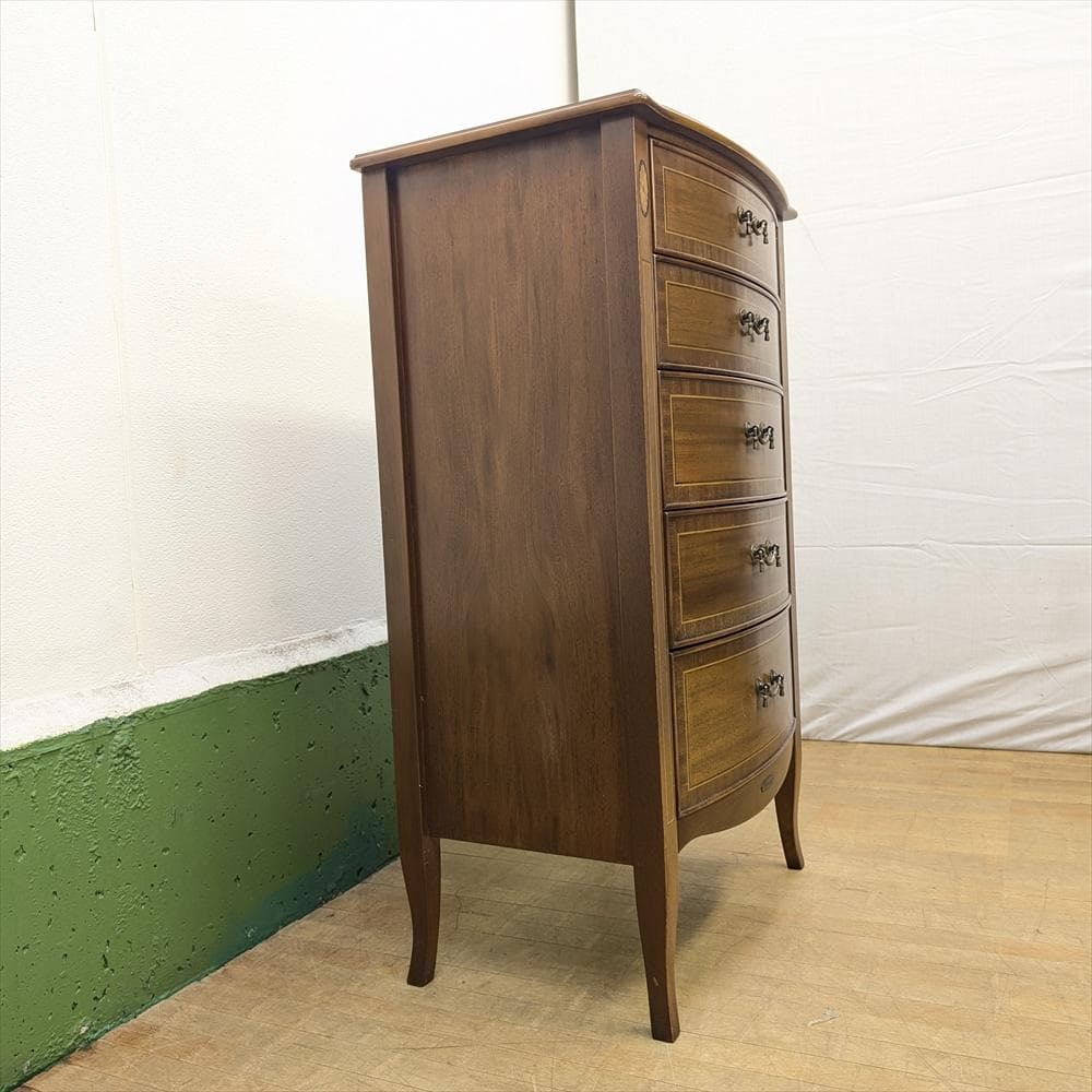 東海家具　ベネチア　5段　リビングチェスト　タンス　箪笥　チェスト　ドロワー