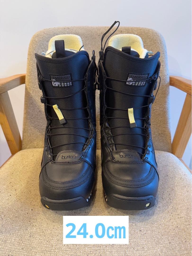 Burton ブーツ エメラルド 24.0 箱付美品 値下げ不可