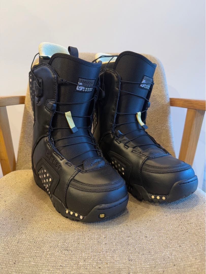 Burton ブーツ エメラルド 24.0 箱付美品 値下げ不可