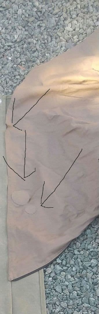 最終セール！！　炎幕DX　煙突穴加工　コットン100%