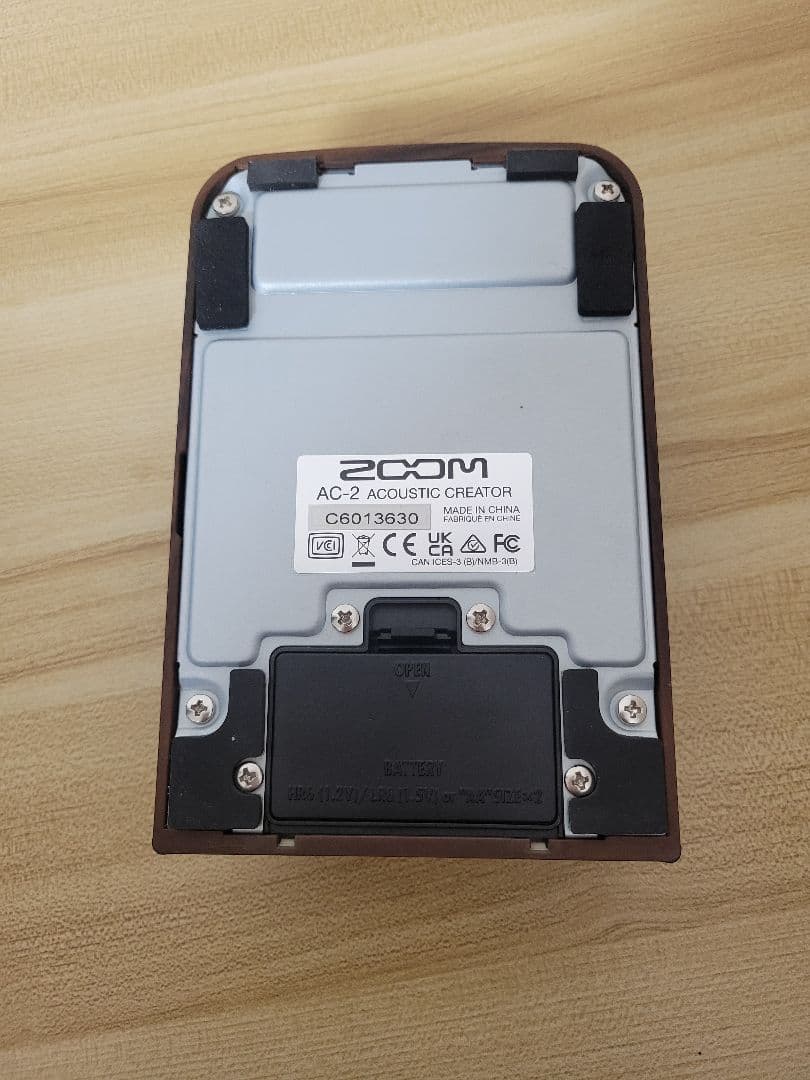 当日発送可！ZOOM AC-2 アコースティックギター用プリアンプ 美品