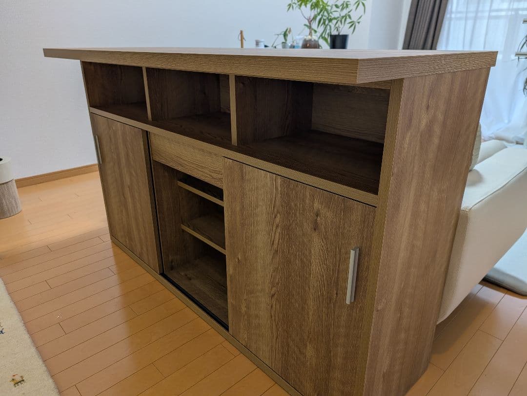 dinos ディノス 対面キッチンのように使えるキッチンカウンター ナチュラル