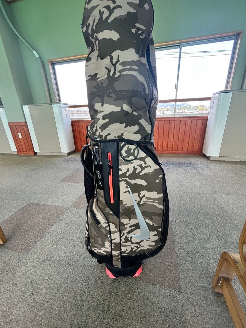 NIKE 迷彩柄　キャディバッグ　ゴルフ
