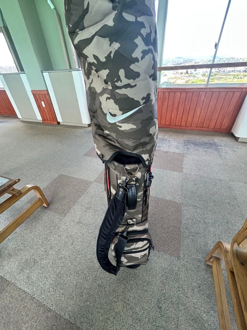 NIKE 迷彩柄　キャディバッグ　ゴルフ