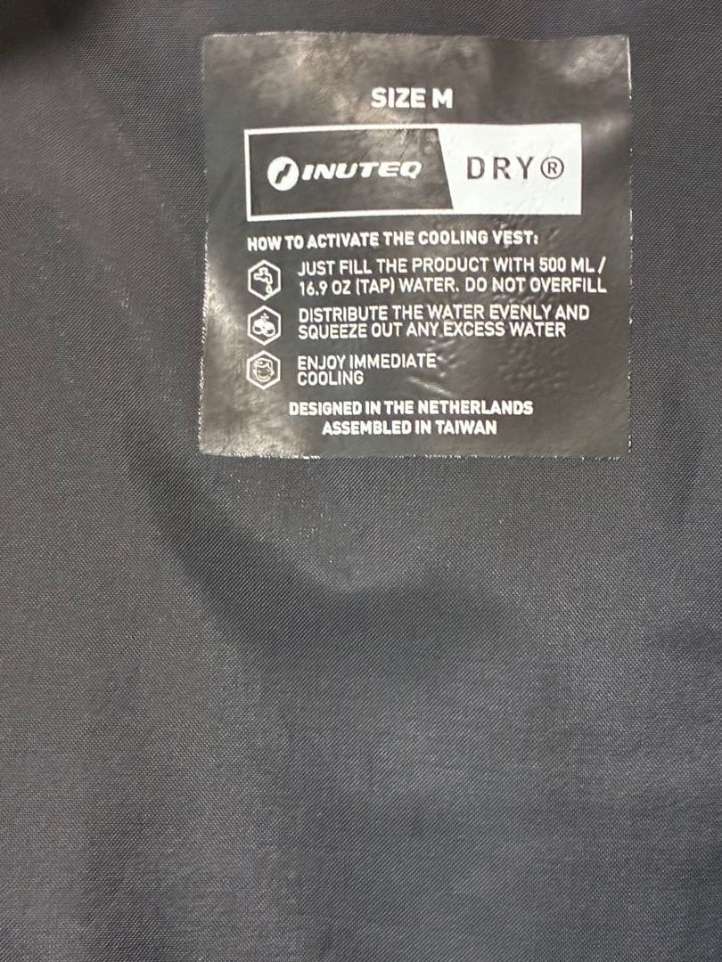 INUTEQ クールベスト Mサイズ　冷却　注水　アウトドア　スマートX