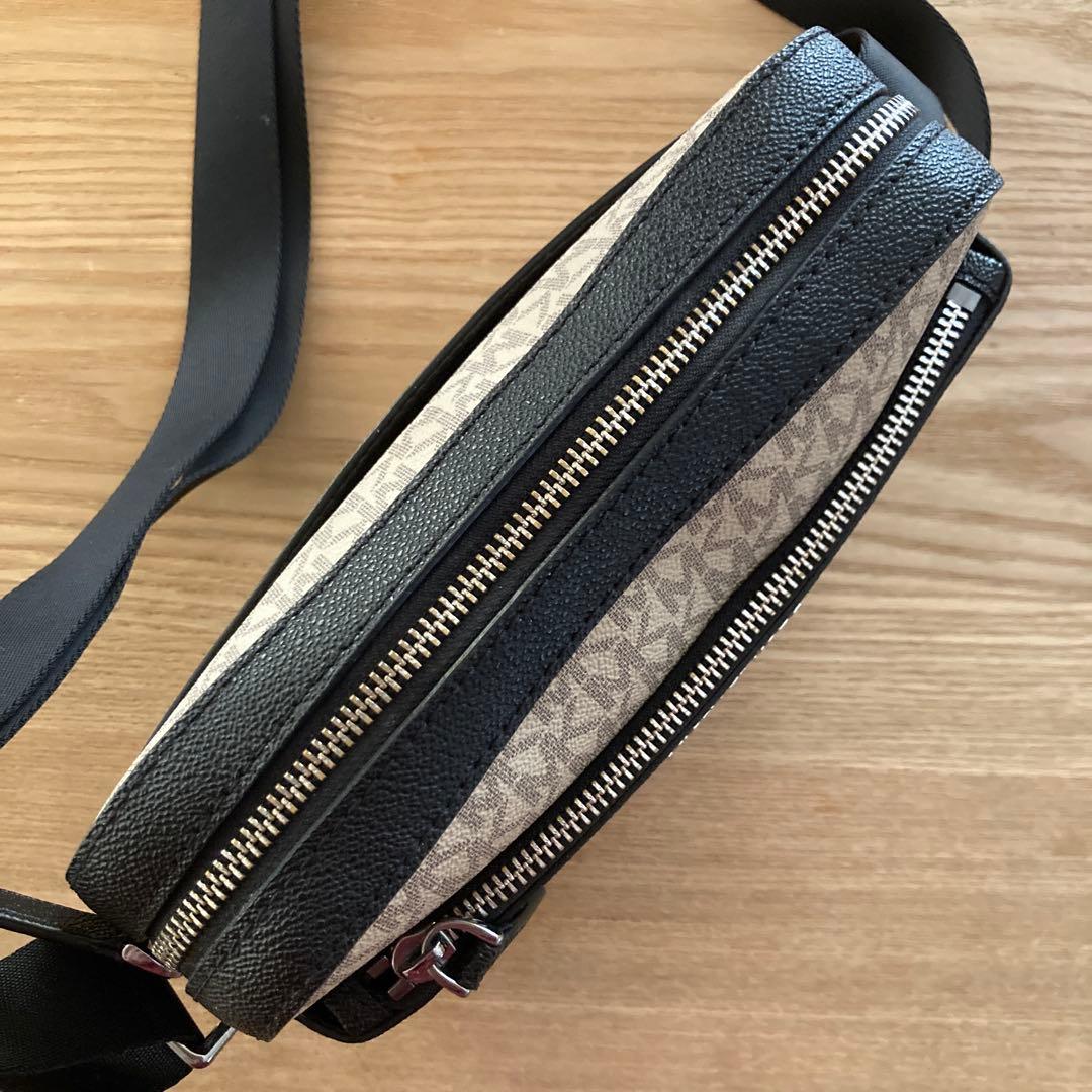 極美品♡マイケルコース♡ショルダーバッグ♡クロスボディ♡ベージュ×ブラック