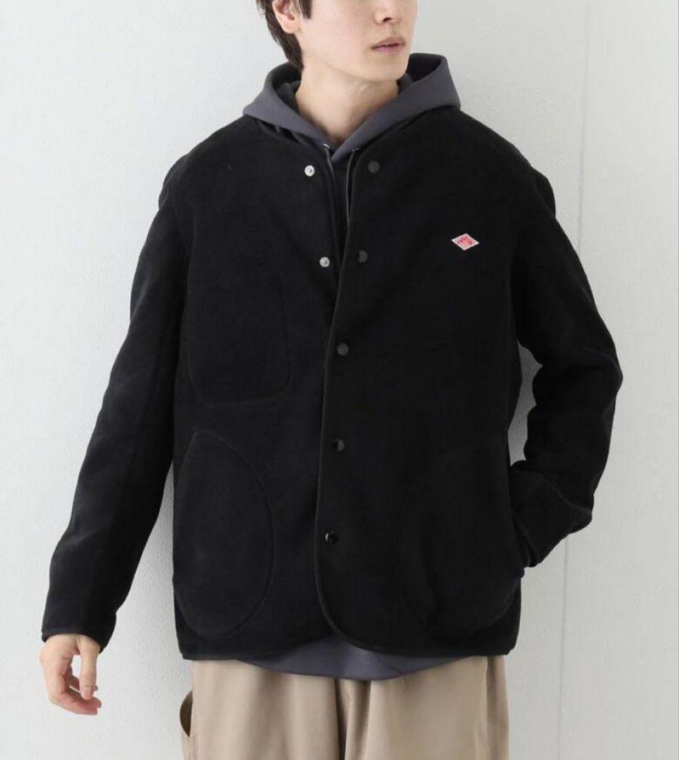 ダントン☆ノーカラーフリースジャケット