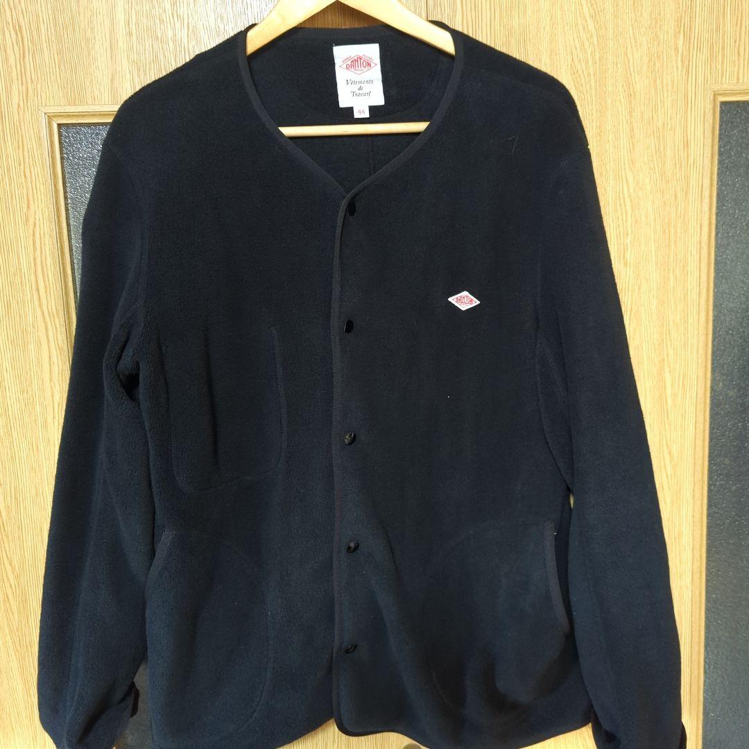 ダントン☆ノーカラーフリースジャケット