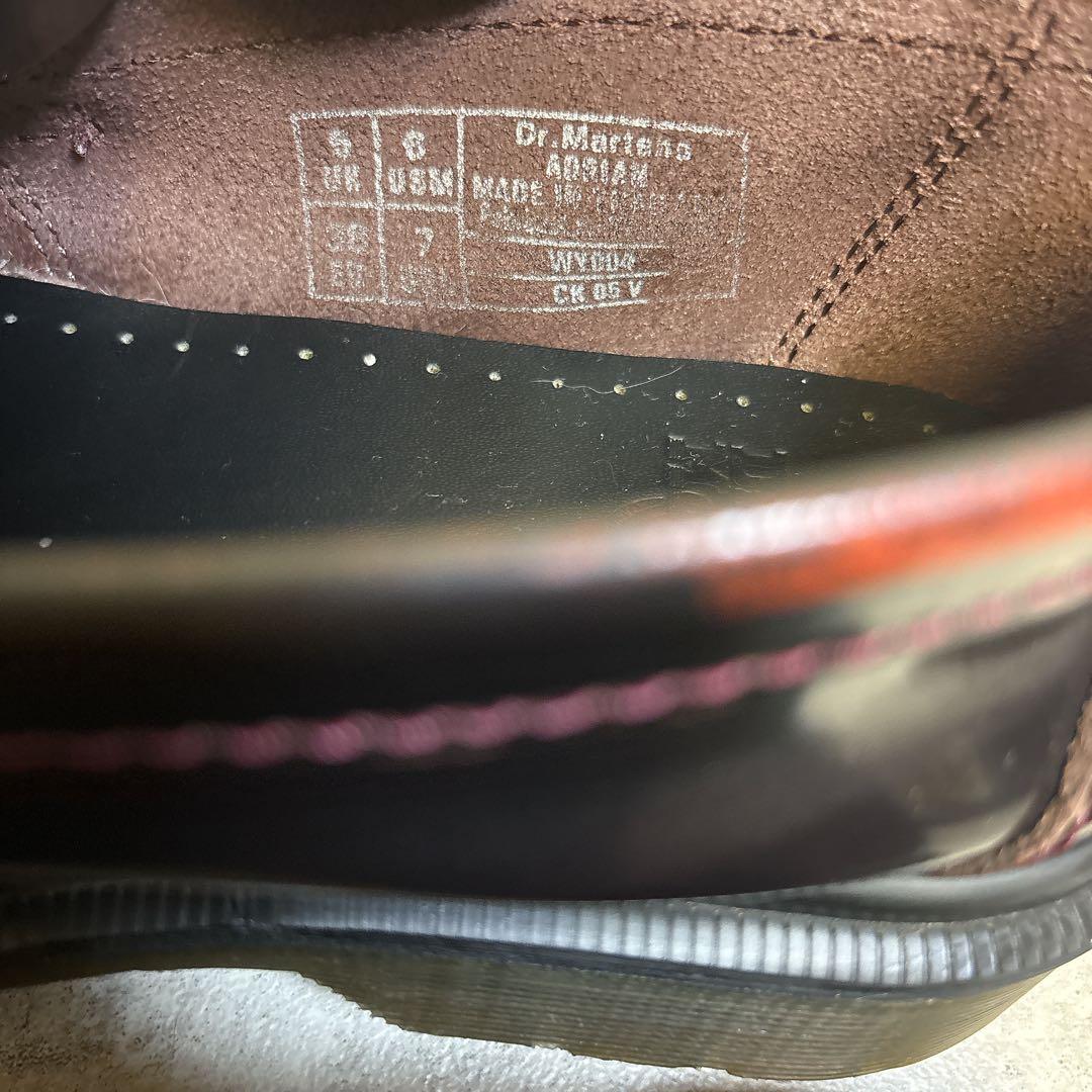 美品✨️ドクターマーチンADRIANタッセルローファー チェリーレッド UK5