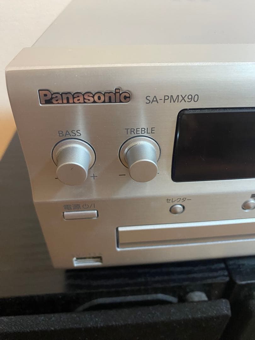 Panasonic ミニコンポ ハイレゾ音源対応 シルバー SA-PMX90