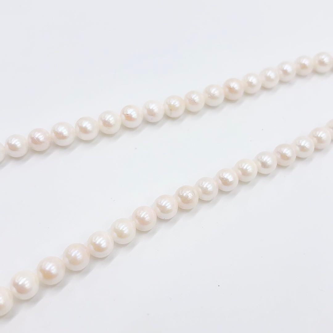 テリ強 あこや真珠 証明書 パールネックレス 6.5〜6.7mm PEARL