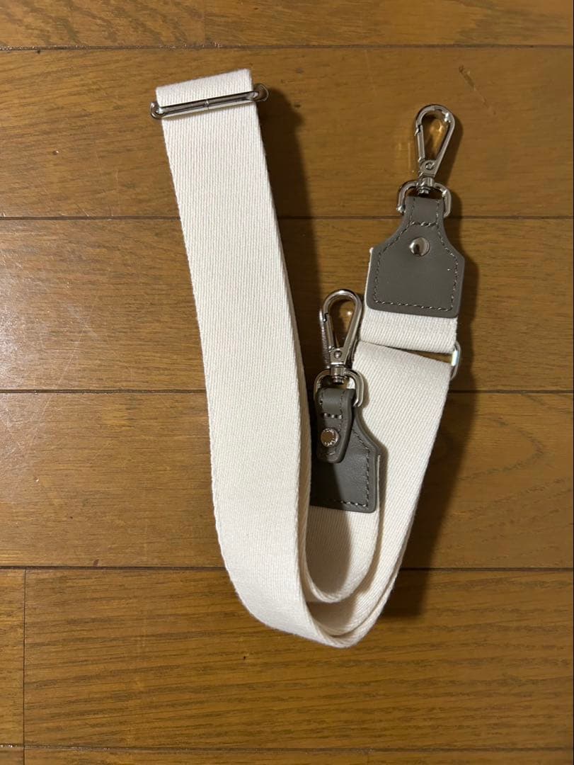 TOPKAPI ストライプハンドルナイロン2wayトートバッグ　ダークグレー