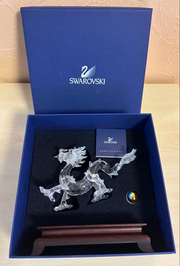 SWAROVSKI クリスタル ドラゴン 238202 置物 美品