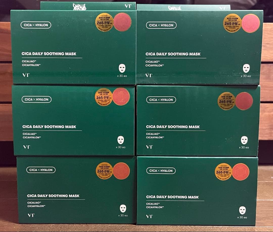 【新品】VT CICA DAILY SOOTHING MASK 30枚入り×6個