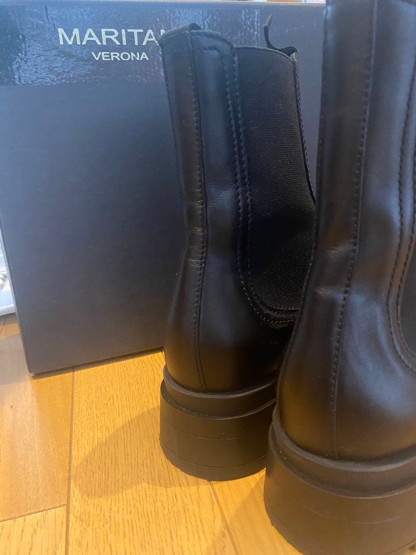 MARITAN VERONA 黒 サイドゴアブーツ 36